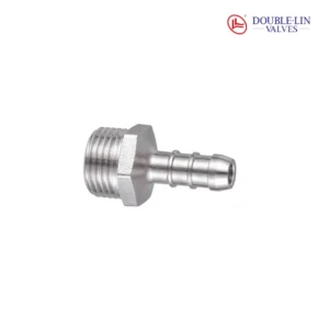 Terminal de manguera de gas Double Lin macho 1/2"