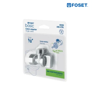 Llave de paso de agua Foset  angular 1/2"