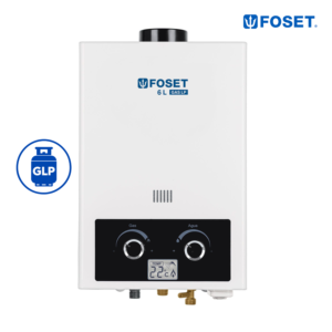 Calefón a gas FOSET 6 L Tiro Natural GLP