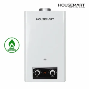 Calefón a gas HOUSEMART 12 L Tiro Natural GN