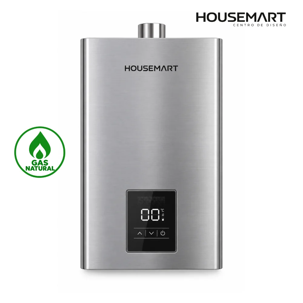 Calefón a gas HOUSEMART PRIME Digital 16 L Tiro Forzado GN