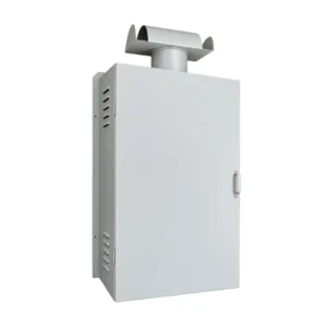 Protector de aluminio para calefón con T