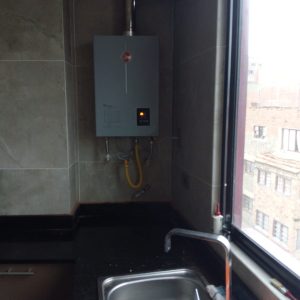 INSTALACION CALEFON RHEEM 18 L INDUSTRIA CHILENA